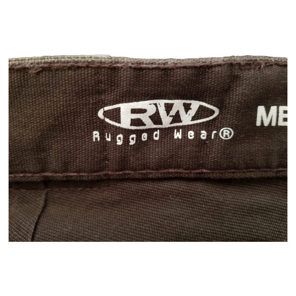 RW Rugged‎ Wear Men's Flex Cargo Shorts Brown Size 36Wx22L, Inseam 11 in - Picture 8 of 8